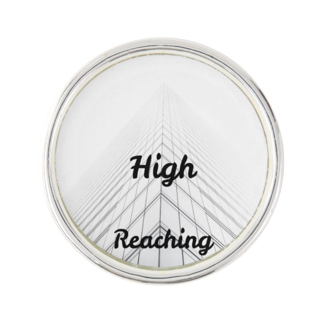 Reaching High Lapel Pin (Front)