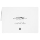 Reaching out cards (Back Horizontal)