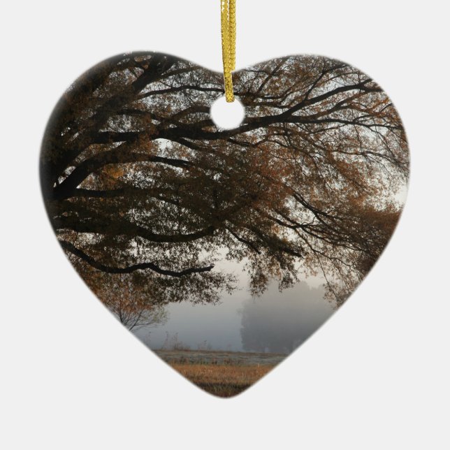 Reaching Out Ceramic Ornament (Front)