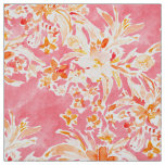 REACHING Pink Wild Floral Fabric