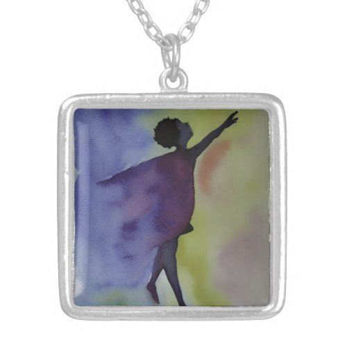 Reaching the Dreams Within  Silver Plated Necklace
