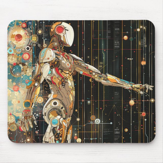 Reaching Through Time Mouse Pad (Front)