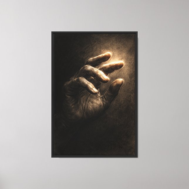 Reaching Toward Light Canvas Print (Front)