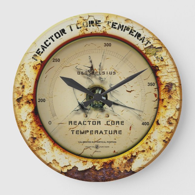 Reactor Core Temperature Wall Clock (Front)