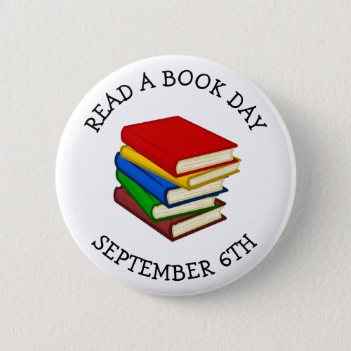 Read a Book Day September 6th Holidays Button