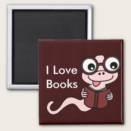 Read a Book Month: I Love Books Magnet