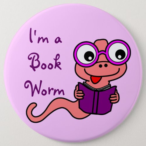 Read a Book Month Im a Book Worm Button