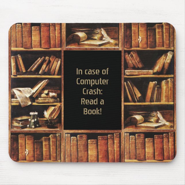 Read a Book Mouse Pad (Front)