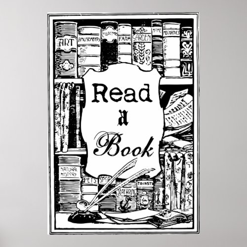 Read A Book Poster