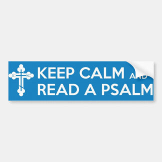 Read A Psalm Bumper Sticker