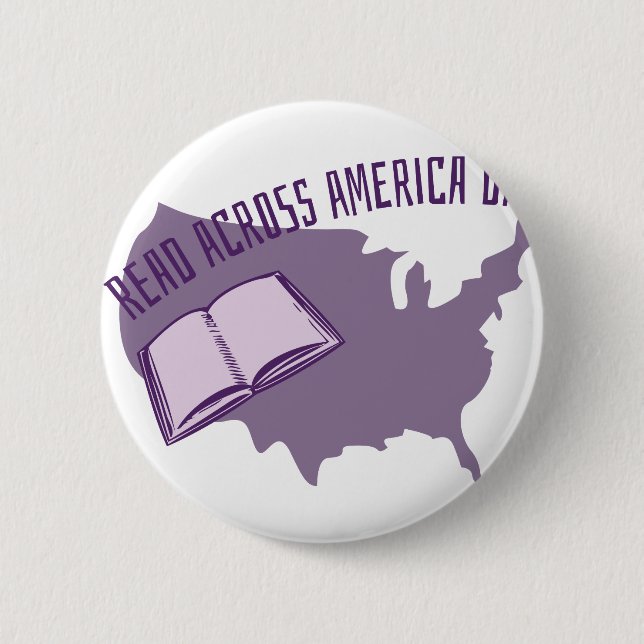 Read Across America Pinback Button (Front)