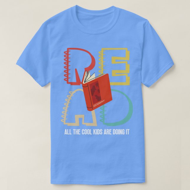 Read All The Cool Kids Are Doing It 14 T-Shirt (Design Front)