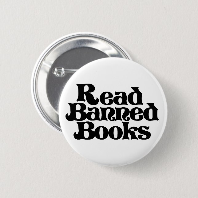 Read Banned Books Button (Front & Back)