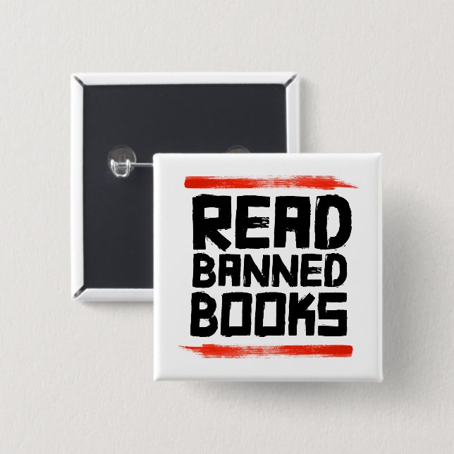 READ BANNED BOOKS BUTTON (Front & Back)