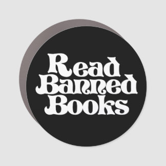 Read Banned Books Car Magnet