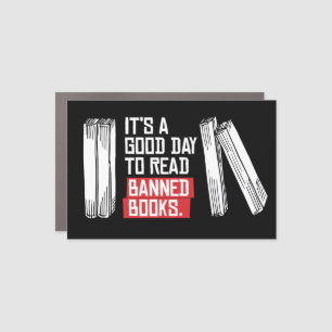 Read Banned Books Car Magnet