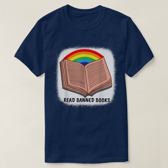 Read Banned Books  Funny Reading Book Lover Bookwo T-Shirt (Design Front)
