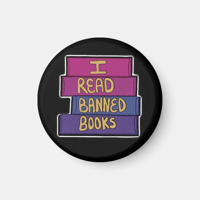 Read Banned Books Magnet (Front)