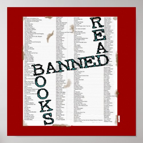 READ BANNED BOOKS POSTER