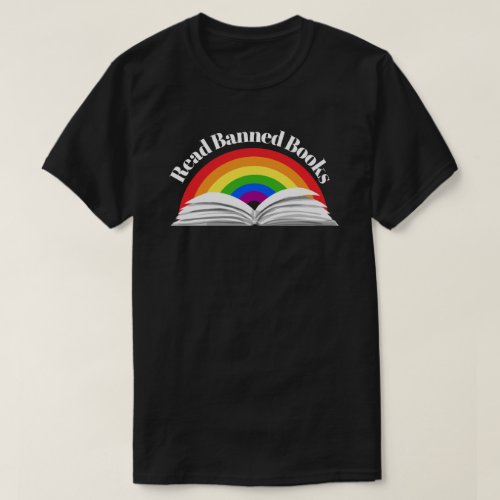 Read Banned Books Rainbow T_Shirt