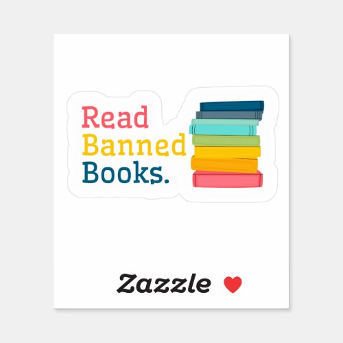 Read Banned Books Sticker 