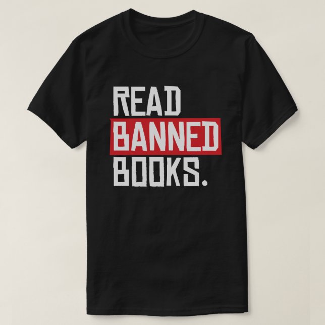 Read Banned Books T-Shirt (Design Front)