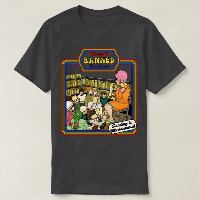 Read Banned Books T-Shirt (Design Front)