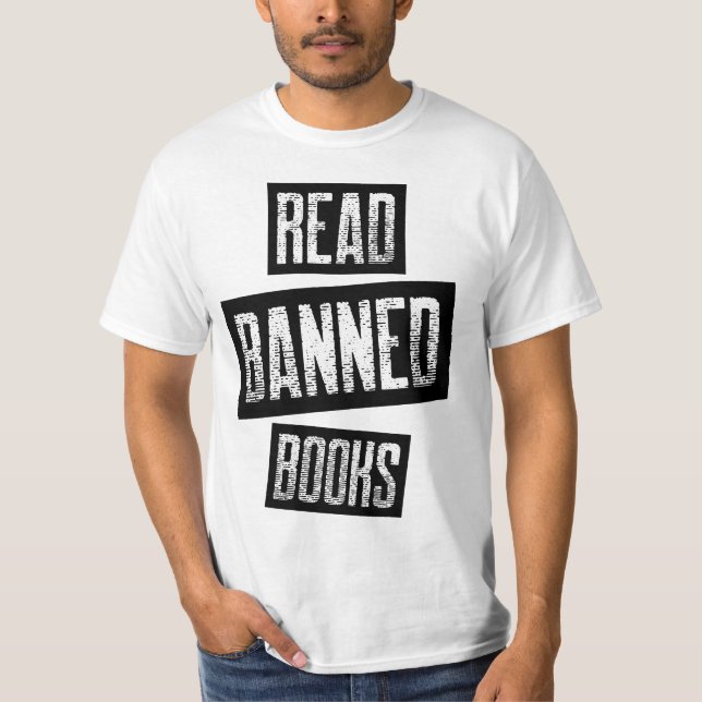 Read Banned Books T-Shirt (Front)