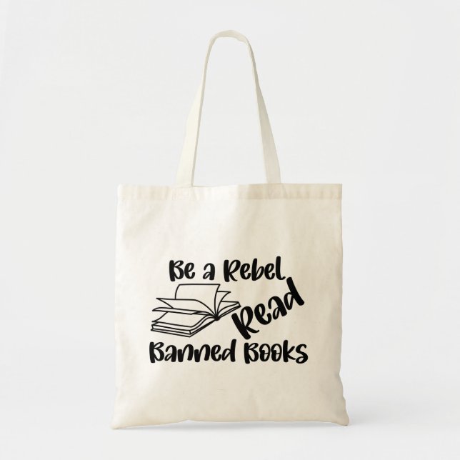 Read Banned Books Tote Bag (Front)