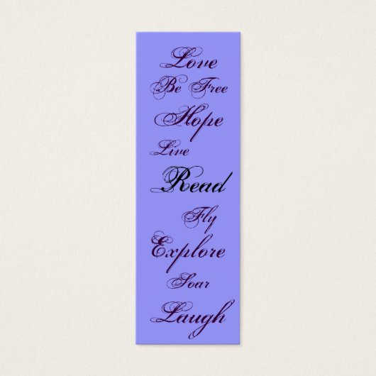 Read Bookmark (Front)