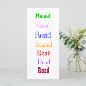 Read! Bookmark (Standing Front)