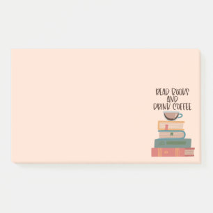 Read Books and Drink Coffee Post-It Notes