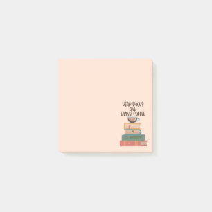 Read Books and Drink Coffee Post-It Notes