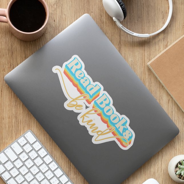 Read books Be Kind Retro  Sticker (Creator Uploaded)