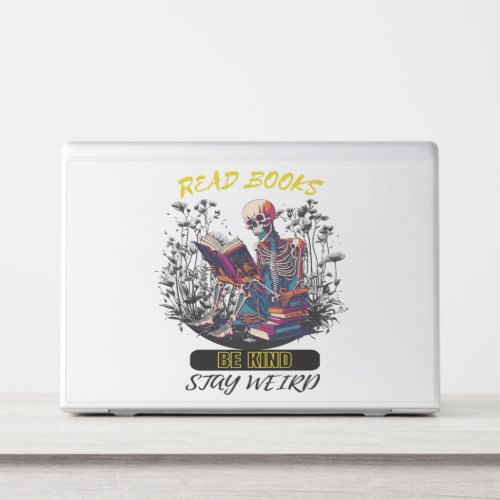 Read Books Be Kind Stay Weird HP Laptop Skin