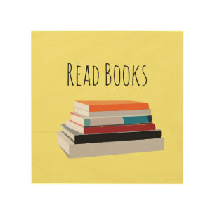 Read Books Book Lover Wood Wall Art