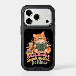 Read Books Drink Coffee Be Kind iPhone Case
