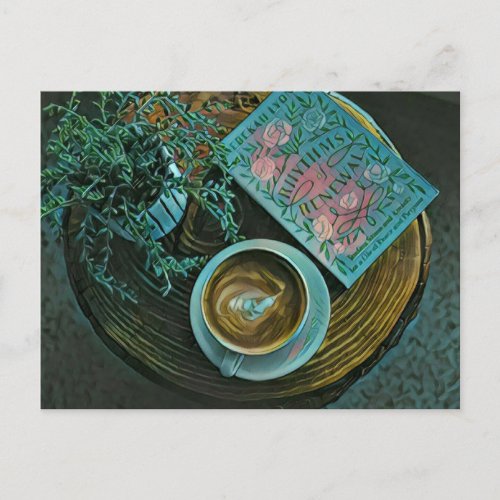 Read Books Drink Coffee Postcard