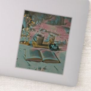 Read Books, Drink Coffee Sticker