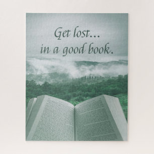 Read Books, Get Lost in a Good Book Jigsaw Puzzle