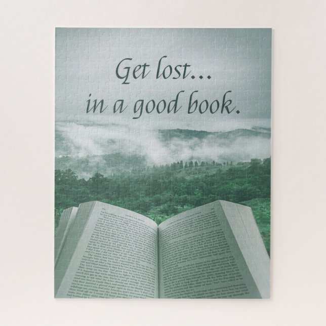 Read Books, Get Lost in a Good Book Jigsaw Puzzle (Vertical)