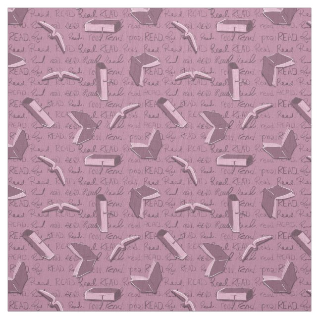 Read Books Purple Fabric (Swatch)