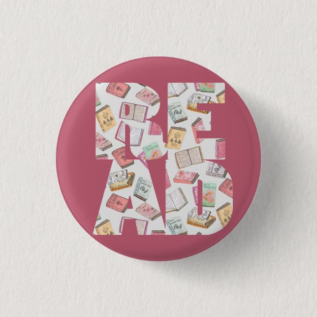 READ (button #1) Pinback Button (Front)