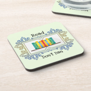 Read Don't Ban Beverage Coaster