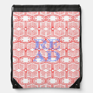 READ DRAWSTRING BAG