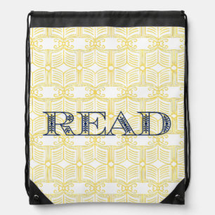 READ DRAWSTRING BAG