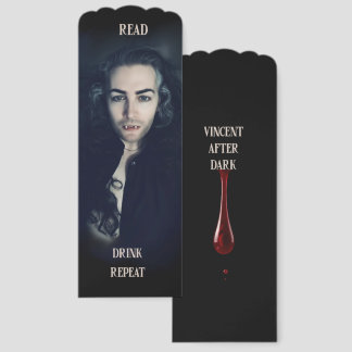 Read. Drink. Repeat. – Gothic Vampire Bookmark