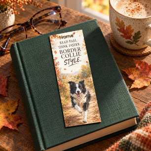Read Fast Think Faster Border Collie Reading Bookmarks