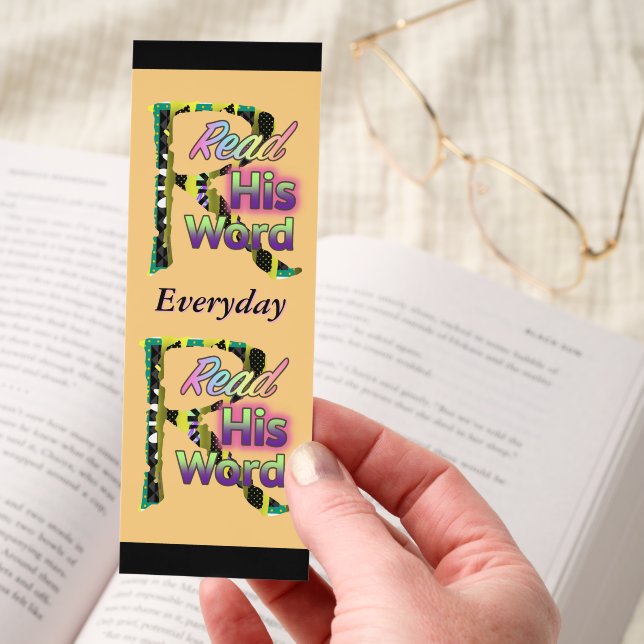 Read HIS WORD Everyday Christian  Bookmarks (Hand)