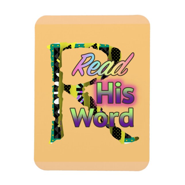 Read HIS Word Refrigerator  Magnet (Vertical)